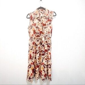 Indigo rose floral women’s dress
